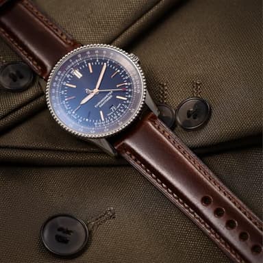 REZERO Leather Watch Bands, Handmade Quick Release Watch Straps, Luxury Full-Grain Vegetable-Tanned Leather Watch Bracelets, Sturdy & Wear-Resistant, Watch Band Replacements for Men 19/20/21/22/24mm - Image 7