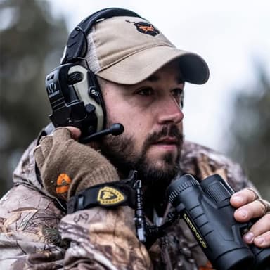 WALKER'S Razor Walkie Talkie Attachment - 22 Channels 3 Miles Range Distance Voice-Activated Handsfree Communication Device for Razor Shooting Muffs, 3 AAA Batteries Included - Image 6