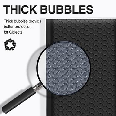 UCGOU Bubble Mailers 8.5x12 Inch Black 25 Pack Usable Size 8.5x11 Poly Padded Envelopes #2 Medium Mailing Opaque Packaging Postal Self Seal Waterproof Boutique Shipping Bags for Clothes Makeup - Image 4