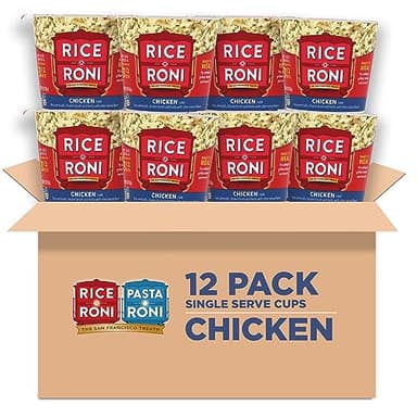 Rice-A-Roni Cups, Chicken Flavor, 1.97oz pack of 12 cups - Image 1