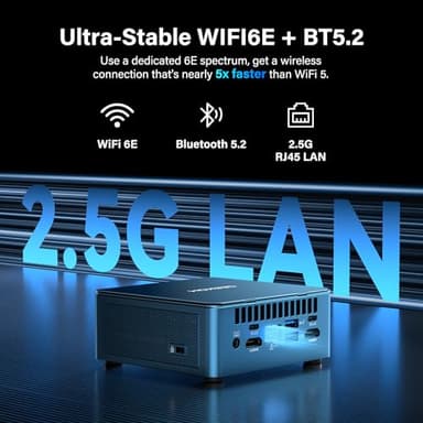 GEEKOM Mini PC IT12[Best Intel NUC12 Alternative],3-Year Quality Support with 12th Gen Intel i7-1280P Mini Computers,16GB RAM/512GB SSD(Expandable) Windows 11 Pro Desktop PC,Dual USB 4.0/2.5G LAN/8K - Image 8