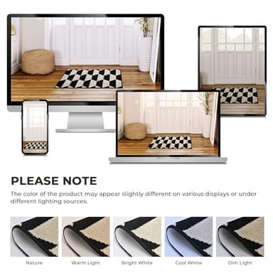 GRANNY SAYS Indoor Doormat, 24" x 36", Non-Slip Front Door Mats, Outdoor Welcome Mat Washable, Low Profile Indoor Door Mats for Entryway, Floor Inside Back Doormats - Image 9