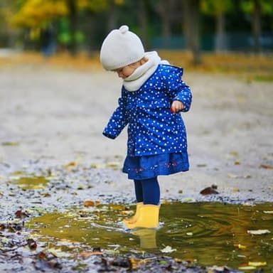 FUNCOO PLUS Kids Rain Boots Toddler Rain Shoes Children Waterproof Boots for Boys and Girls Yellow Lion Little Kid Size 12 - Image 6