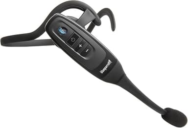 BlueParrott C400-XT Mono Bluetooth Wireless Headphones 96% Noise Canceling Trucker Headset with Mic, Convertible Over Head to Behind Neck Style with 300 ft. Wireless Range, 24 hrs. Talk Time, Black - Image 1