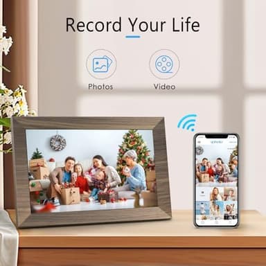 Canupdog 10.1 WiFi Digital Picture Frame, IPS Touch Screen Smart Cloud Digital Photo Frame with 16GB Storage, Wall Mountable, Auto-Rotate, Share Photos From Anywhere Via App, Email - Image 9