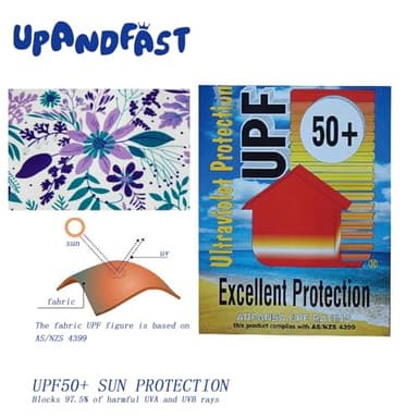 upandfast Baby/Toddler Girls Sunsuit Swimsuit with Snap Bottom UPF 50+ Infant One Piece Rashguard Swimwear (Purple Flower, 2-3T) - Image 5