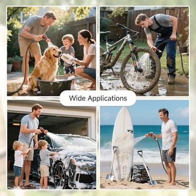 Giraffe Tools Retractable Garden Hose Reel 1/2 Inch x 155 with 5 ft Leader Hose, Heavy Duty, Any Length Lock, Slow Return System, Wall Mounted and 180 Deg Swivel Bracket - Image 6