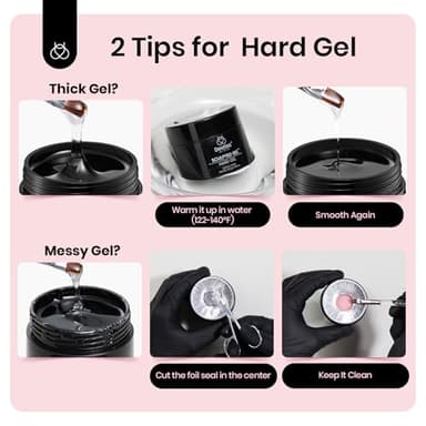 Beetles Builder Gel Nude Pink Sculpted Gel High Hardness for Nail Extension Broken Repair Protection Durable for Home Salon UV LED Lamp Cured Nail DIY Art Manicure 1 oz - Image 6