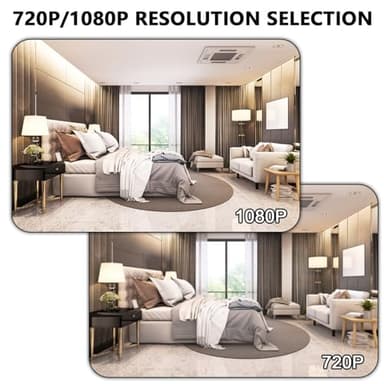 LXKFA 1080P Small Nanny Camera,64GB Security Camera, Motion Detection - Image 6