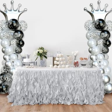 Balloon Arch Stand, Balloon Stand Set of 4, 7 Feet Height Adjustable Metal Balloon Column Stand for Party Decorations Wedding Birthday, Graduation Party Decoration, Baby Shower - Image 7