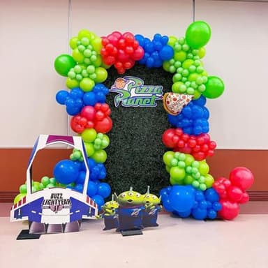 NISOCY Royal Blue Latex Balloon Arch Garland Kit, 102PCS 18In 12In 10In 5In for Baby Shower Graduation Birthday 4th of July Independence Memorial Day Patriotic Party Decorations - Image 8