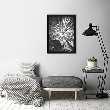 Americanflat 19x27 Poster Frame with Polished Plexiglass - Black Picture Frame - Wide Photo Frames Made of Engineered Wood for Vertical or Horizontal Wall Display - Epic Collection - Black - Image 4