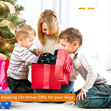 Car Truck Night Light Projector Toys for Boys Age 3-5 Toddler Tractor Nightlights 360 Degree Rotation with 17 Colors Changing Baby Ceiling Light Projector for Boys Girls Bedroom Decoration - Image 5