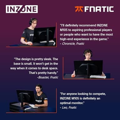 Sony INZONE M10S 27” OLED 1440p Gaming Monitor 480Hz 0.03ms, Low Profile Stand, Tournament Mode, Dual Screen Size (24.5”), G-SYNC Compatible, Anti-Glare, Custom Heatsink, 3-Year OLED Limited Warranty - Image 8
