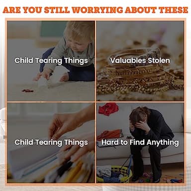 3.0 Cuft Large Fireproof Safe Box for HOME USE, Digital Home Security Safe with Programmable Keypad and Removable Shelf, Document Safe Fireproof Waterproof for Money Firearm Medicine Valuables - Image 8