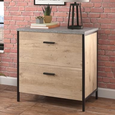 Sauder Market Commons Lateral File, Prime Oak Finish - Image 2