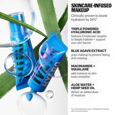 Milk Makeup Hydro Grip Hydrating Gel Skin Tint with Hyaluronic Acid – Buildable Light Coverage for Up to 12 Hours w/Dewy Finish – Non-Comedogenic – 7 Medium w/Neutral Undertones, 1oz - Image 4