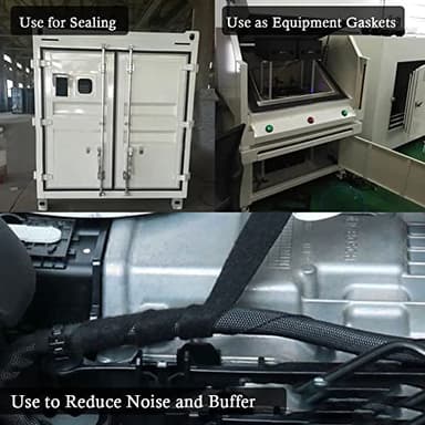 Neoprene Rubber Strips Self Adhesive Solid Rubber Sheets, Rolls & Strips for DIY Gaskets Crafts Pads Seals Warehouse Flooring Neoprene Sheet with Adhesive Backing (1" Wide x 1/8" Thick x 20' Long) - Image 7