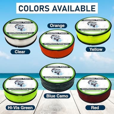Reaction Tackle Monofilament Fishing Line- Strong and Abrasion-Resistant Nylon Mono, Smooth and Long Casting - Low Memory- Freshwater and Saltwater Fishing Monofilament Line - Image 5