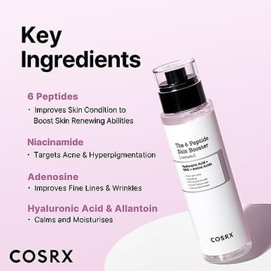 COSRX 6X Peptide Collagen Booster Toner Serum with Copper Peptides, Niacinamide & Hyaluronic Acid Skin Renewal Boosting Facial Essence for All Skin Types, Korean Skin Care, 150mL/5.07 Fl.Oz - Image 4