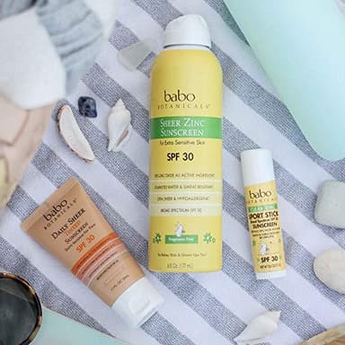 Babo Botanicals Sheer Zinc Mineral Sunscreen Sport Stick SPF30- Natural Zinc Oxide- Shea Butter- Fragrance-Free - Water Resistant - MADE SAFE Certified - Image 9