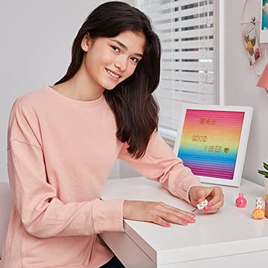 3C4G Neon Nail Polish Set - Quick Dry Nail Polish for Girls - Includes 5 Neon Colors - Non-Toxic Nail Polish Kit for Kids Ages 8+ by Make It Real - Image 9