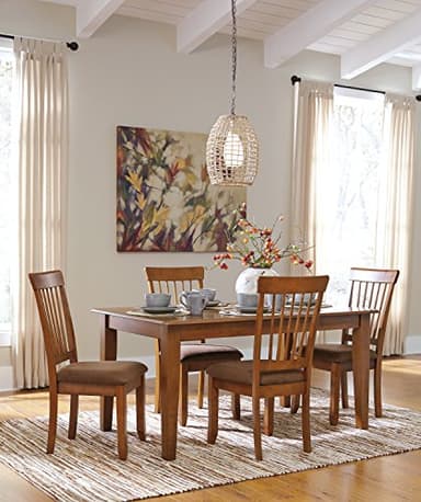 Signature Design by Ashley D199-01 Berringer 18" Rustic Dining Chair with Cushions, 2 Count, Light Brown - Image 8