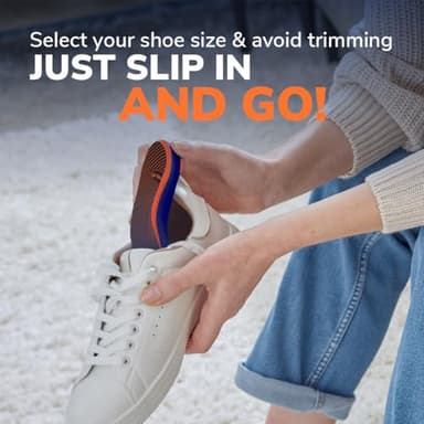 Dr. Scholl’s Advanced Pain Relief Insoles for Men Women, Heavy Duty Orthotics Inserts for Work Shoes & Boots, Plantar Fasciitis & Arch Support, Flat Feet, Shock-Absorbing, Supports up to 340 lbs - Image 8