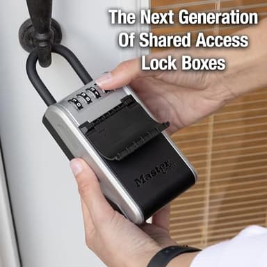 Master Lock High Capacity Key Lockbox, Combination Dial, Removable Shackle - Image 2