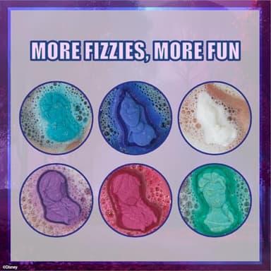 Disney Frozen 6 Pack Berry Scented Bath Bombs - Ages 3+ Character Molded Bath Bombs – Fun & Bright Colors - Great Birthday Gifts, Stocking Stuffers, Slumber Parties, Spa Days & More by Townley Girl - Image 3