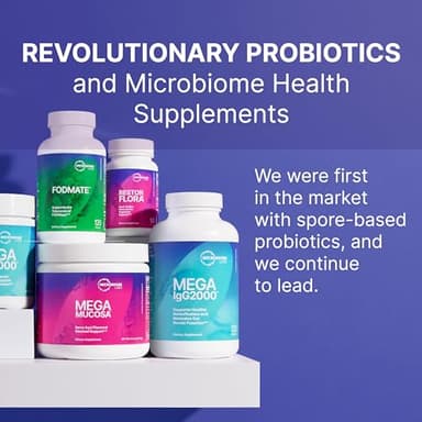 Microbiome Labs MegaSporeBiotic Probiotics for Women & Men - Spore Based Probiotics for Digestive Health - Shelf Stable & Travel-Friendly (60 Capsules) - Image 7