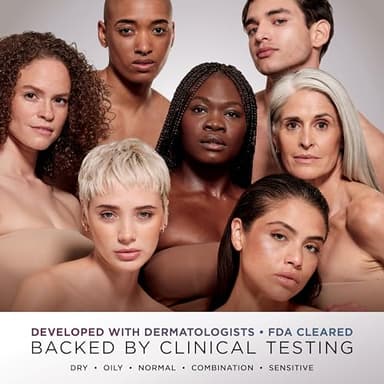 Shark CryoGlow LED Face Mask (FSA/HSA Eligible*) with Under-Eye Cooling, Anti-Ageing & Blemish Repair, Red & Blue LED, Infrared Light Therapy, USB-C, Remote Control, Storage Bag, Blue Frost, FW312 - Image 9