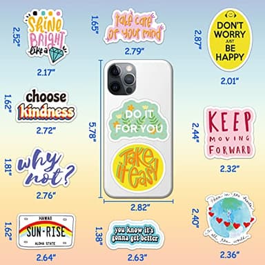 150Pcs Motivational Stickers for Kids Teens Students Teachers Planners Inspirational Quote Stickers Waterproof Vinyl Sticker for Water Bottles Laptop Scrapbook Journal - Image 4