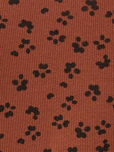 Simple Joys by Carter's Girls' 2-Pack Stretch Rib Dresses, Brown Animal Print/Dusty Blue, 18 Months - Image 4