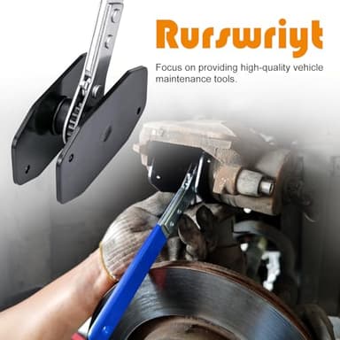 Brake Caliper Compression Tool with 2 Brake Caliper Hooks, 2 Brake Disc Lubricant, 5 in 1 Professional Caliper Piston Compressor Tool Brake Pad Spreader for Single/Twin/Quad Piston Calipers, Blue - Image 6