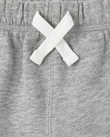 The Children's Place Baby Boys and Toddler Boys French Terry Shorts, Black/Smoke Gray/New Navy, 2T - Image 3