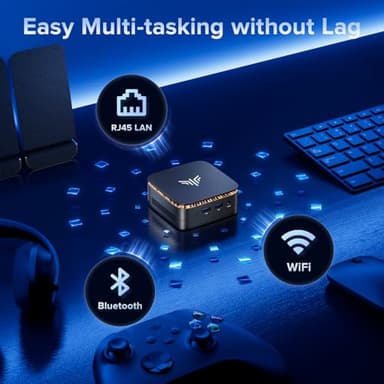 KAMRUI Essenx E1 Mini PC 12th N97 Mini Computers(Beat N150, up to 3.6GHz), Desktop Computers 16GB RAM 1TB SSD, Micro PC Computer Support 4K HDMI+DP, Desktop PC with Dual WiFi, Business Home Office - Image 8
