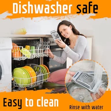 Yuzxaun Egg Slicer for Hard Boiled Eggs, Stainless Steel Wire, Heavy Duty Aluminium Egg Cutter Dishwasher Safe for Egg Strawberry Soft Fruit - Image 6