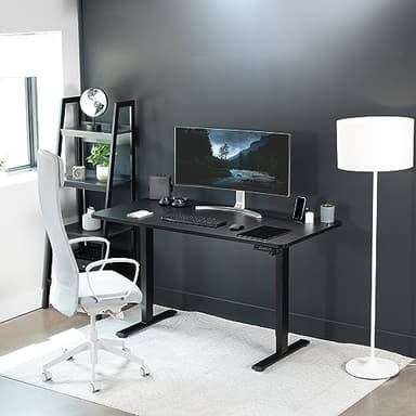 VIVO Electric 60 x 30 in Standing Desk, Memory Height Adjustment, 1B Series, Black Top Black Frame, DESK-KIT-1B6B-30 - Image 7