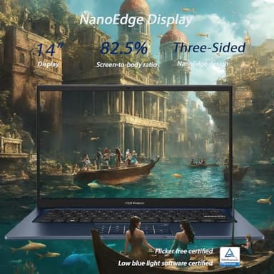 ASUS VivoBook Laptop | 40GB RAM | 1TB PCIe SSD Storage | 14" FHD Display | Intel 12th Generation 6 Core Processor | Bluetooth | HDMI | Thin & Light | Windows 11 Pro | w/WOWPC Recovery USB - Image 2