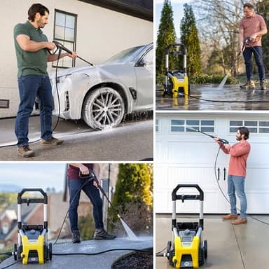 Kärcher Pressure Washer K1700, CETA Certified, 3 Spray Nozzles, Detergent Tank, for Cars, Driveways, Siding, Patios, 1.2 max. GPM - Image 5