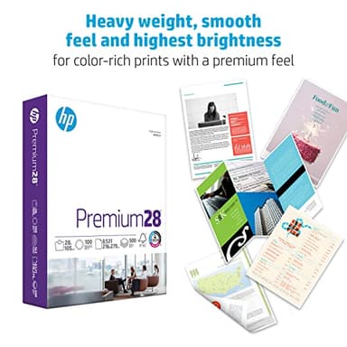 HP Printer Paper | 8.5 x 11 Paper | Premium 28 lb | 1 Ream - 500 Sheets | 100 Bright | Made in USA - FSC Certified | 205200R - Image 4