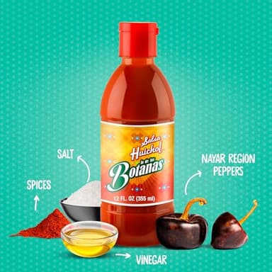 Salsa Huichol Botanas – 15-Pack (12.17 oz Each) – Made with Natural Ingredients, No Artificial Essences – Perfect for Popcorn, Chips, Sausage, and Any Other Snack - Image 3