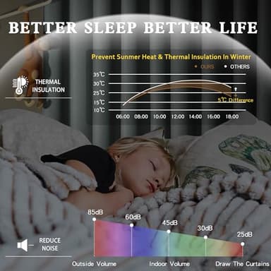 DUALIFE Faux Linen Curtains 108 Inches Long for Living Room 2 Panels Set Back Tab Draperies Neutral Earth Tone Blackout Curtains for Large Window Vertical 9 FT Tall 50 By108 Oatmeal Chartreuse - Image 6