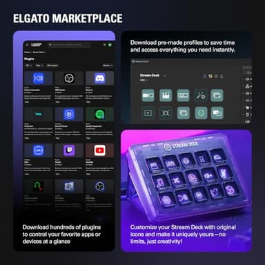 Elgato Stream Deck MK.2 – Studio Controller, 15 macro keys, trigger actions in apps and software like OBS, Twitch, ​YouTube and more, works with Mac and PC - Image 9
