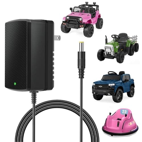 12V Charger for Kids Ride On Car Toys Best Choice for SUV Kid Trax Dynacraft Bumper Kidzone Jeep Tractor 12 Volt Universal Battery Charger - Image 1