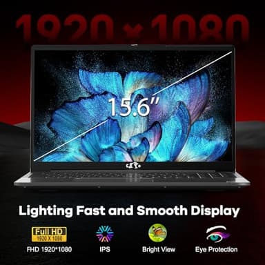 NIMO 15.6" IPS FHD-Gaming-Laptop, 6 Cores AMD Ryzen 5 6600H 32GB DDR5 RAM 1TB SSD (Beat i7-1165G7, Up to 4.5GHz) AMD Radeon 660M GPU-Computer with 100W Type-C Backlit Keyboard Fingerprint - Image 5