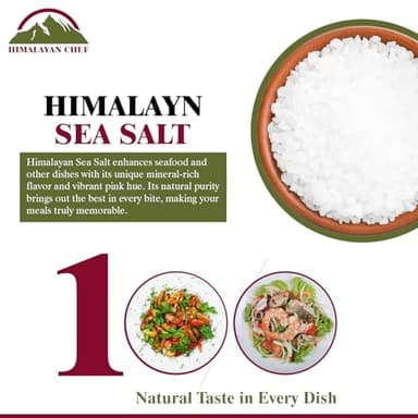 Himalayan Chef Sea Salt Fine - Unrefined Mineral Salt, 5 lb Bag (1 Pack) - Image 3