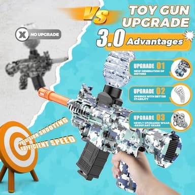 JANNIRESS Electric Blaster Toys Eco-Friendly Splatter Ball Blaster,Automatic Outdoor Games Toys for Activities Team Game - Image 4