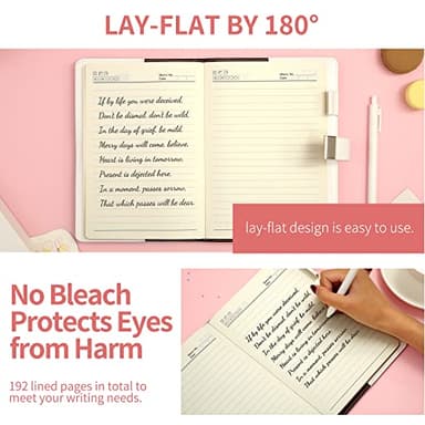 CAGIE Diary for Girls Age 8-12 Gifts for 9 10 11 12 Year Old Girls Diary with Lock, Tie Dye Design 192 Pages Lock Diary with Pen, 5.7 x 8.5 Inch Birthday Gifts for Girl Journal with Lock - Image 3